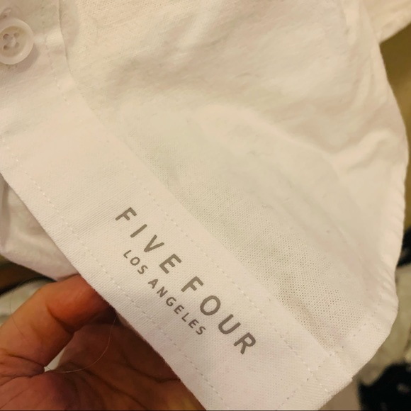 FIVE FOUR LA NWT White Arrowhead Button Down - Picture 8 of 8